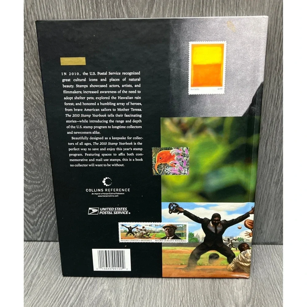 USPS The 2010 Stamp Yearbook Hardcover Collins Reference Icons Heritage Book